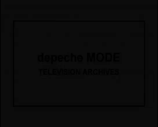 Depeche Mode - Television Archives 1986-1 (teaser)