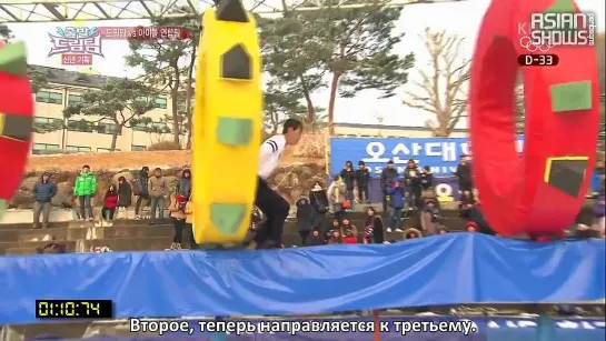 Вперёд, Команда Мечты!| Let's Go, Dream Team! S2 Ep.217 - Dream Team vs Idol Team (140105) [рус.саб]