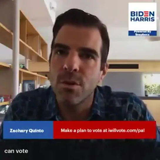 Zachary Quinto has a message for you