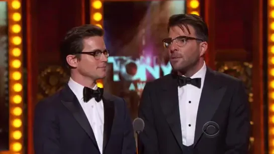 Tony Awards - Matt Bomer and Zachary Quinto