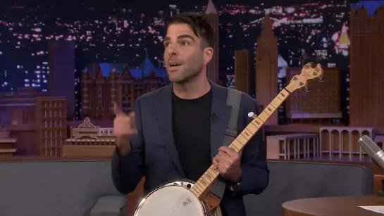 Zachary Quinto Performs Freight Train on His Self-Taught Banjo