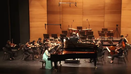 J. S. Bach. Keyboard Concerto No 2 in D major BWV 1053 - Sakura Ohara (1280p)