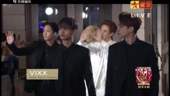 [CUT] 160415 VIXX - Red Carpet @ 2016 China Music Awards