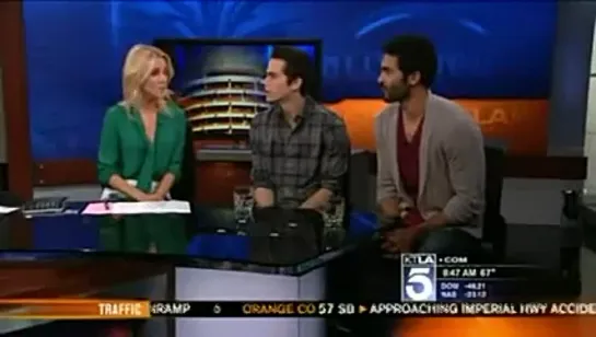 Tyler Hoechlin and Dylan O Brien on KTLA (May 31 2012) (Low)