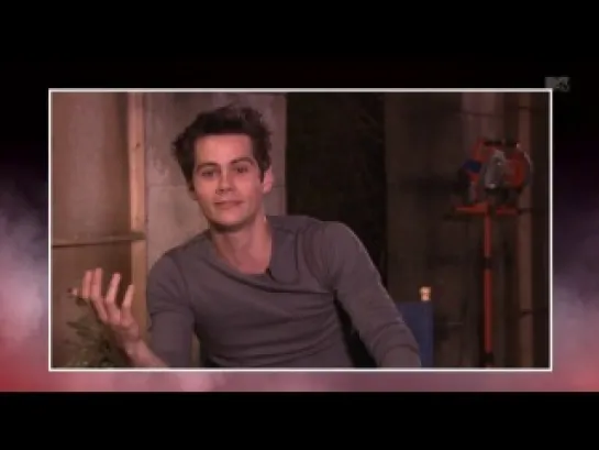 Fan wish granted: Dylan laughing.