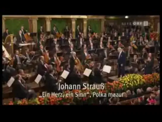 Wiener Philharmoniker - Polka Mazur - Einen Herz und ein Sinn (Vienna New Year Concert 2010)