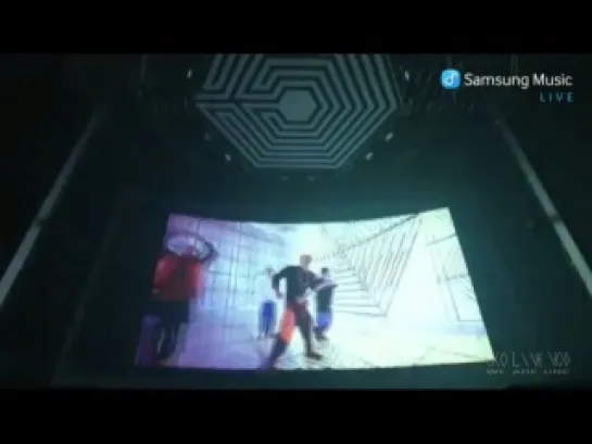 140415 EXO @ EXO Comeback Showcase - EXO-M - Overdose MV