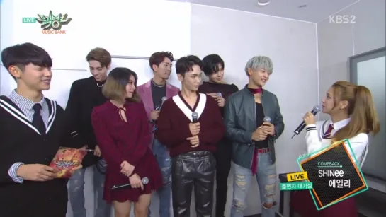 [07.10.16] Ailee & SHINee - Interview @ Music Bank