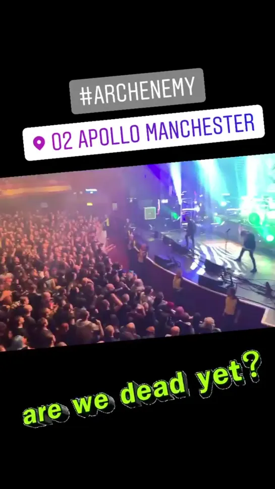 Instagram Stories - 30.11.2019 Manchester