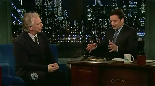 Alan Rickman at Late Night with Jimmy Fallon