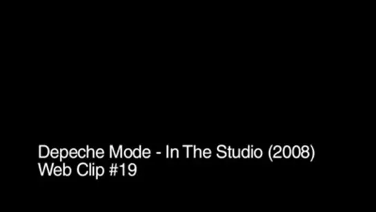 In The Studio (2008) - Web Clip #19