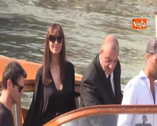 Monica Bellucci arrives at the 76th Venice Film Festival on August 29, 2019 in Venice, Italy.