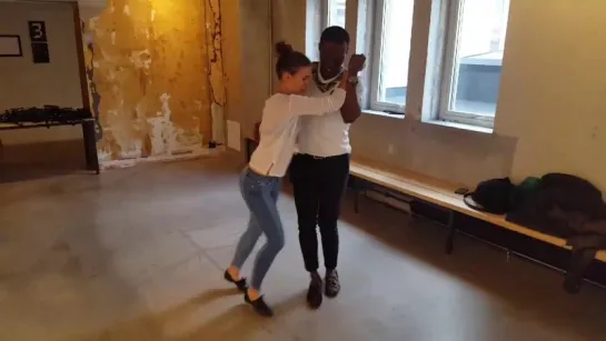 Oslo kizomba festival,  Semba with tricks by Oncle Kani