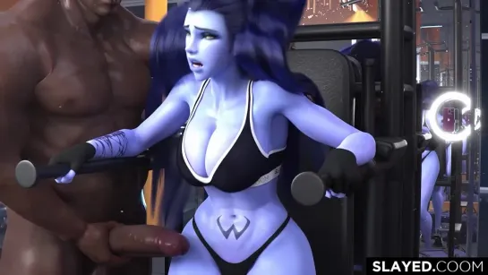 Overwatch Widowmaker rough fuck BBC porn