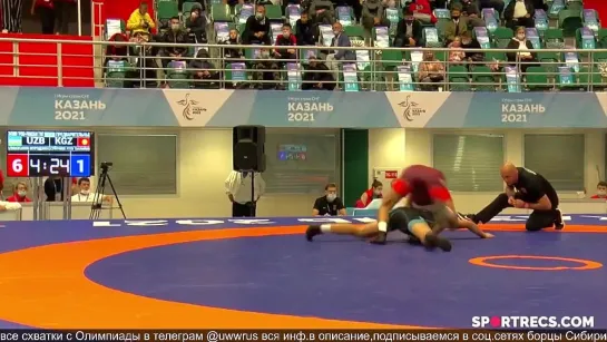 GR_Игры_СНГ_2021_77kg_UZB_Murodjon_ALIMJONOV_vs_KGZ_Taailaibek_SUIUNBEK