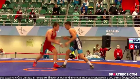 GR_Игры_СНГ_2021_67kg_TJK_Nozimjon_SOBIROV_vs_UZB_Doniyorkhon_NAKIBOV