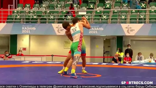 GR_Игры_СНГ_2021_55kg_KAZ_Iskhar_KURBAYEV_vs_TJK_Aslamion_AZIZOV