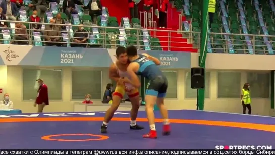 GR_ИгрыСНГ2021_72kg_1_круг_UZB_Jamol_JUMABAEV_vs_KAZ_Abdiazim_KARABAYEV