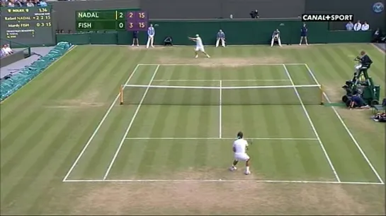 Wimbledon 2011 (Quart de Finale), Rafael Nadal vs Mardy Fish,