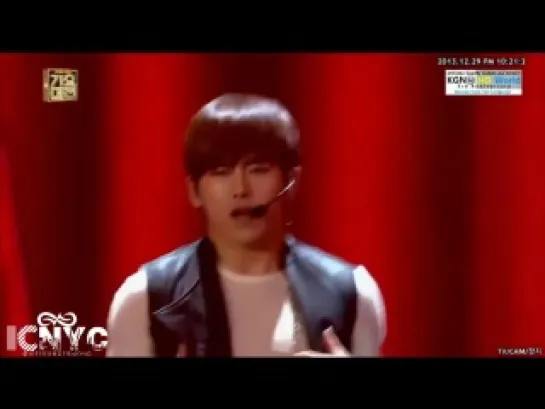 [VID][131229] SBS Gayo Daejun - special stage Hoya (сut)