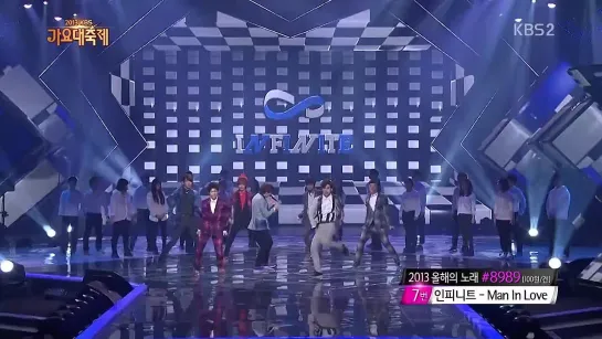 [VID][131227] KBS Gayo Daechukjae - INFINITE - Man in love