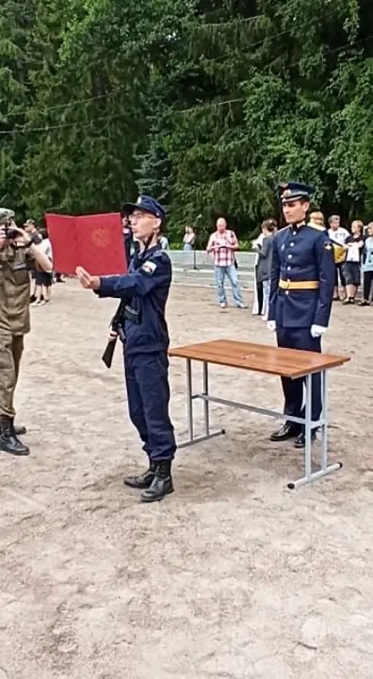 Присяга 13.08.2022 ВКС Зеленогорск