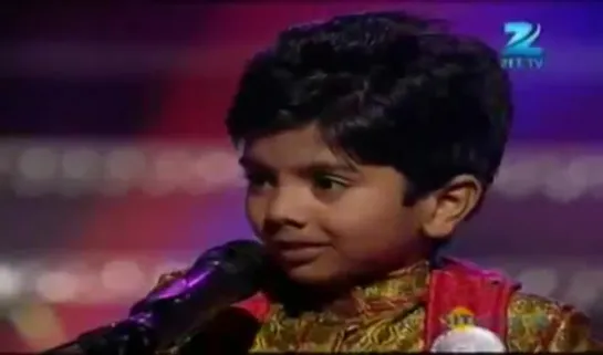 V-8 Azmat Hussain Soul Touching Performance Champs Singing The Zee Talentz Show Indian Littlestar 2011