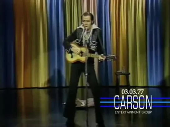 Andy Kaufman Impersonates Elvis Presley and Foreign Man on Johnny Carsons Tonig