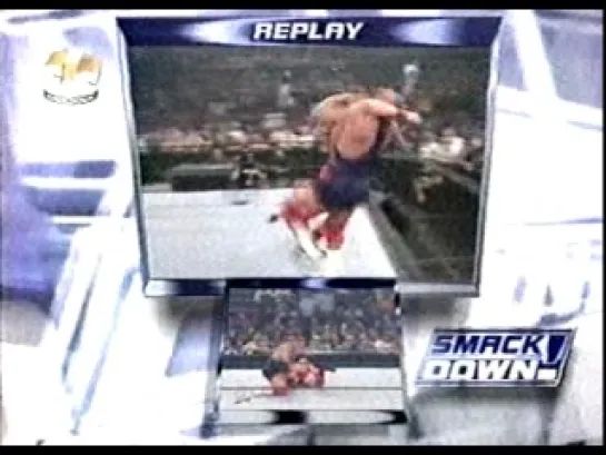 John Cena vs. Kurt Angle - SmackDown! [27.06.2002] (Комментаторы СТС)