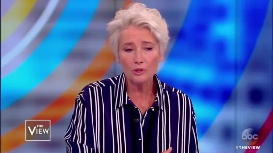 Emma Thompson Talks Worrying About Kids, Political Activism In UK, US | The View