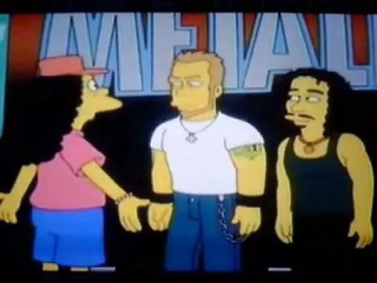 Metallica in the Simpsons