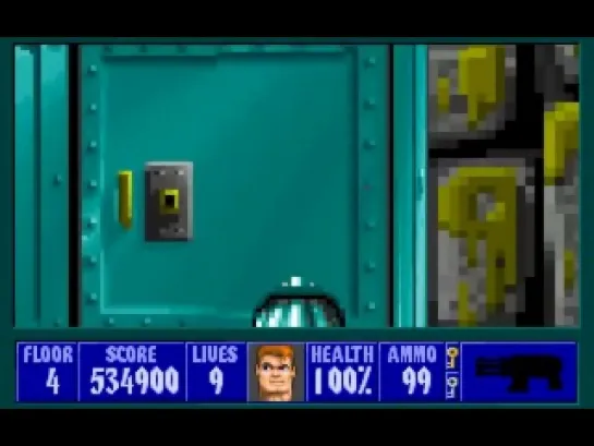 Прохождение Wolfenstein 3D - 4 Серия