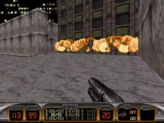 Прохождение DUKE NUKEM 3D - L.A MELTDOWN - 2 Уровень