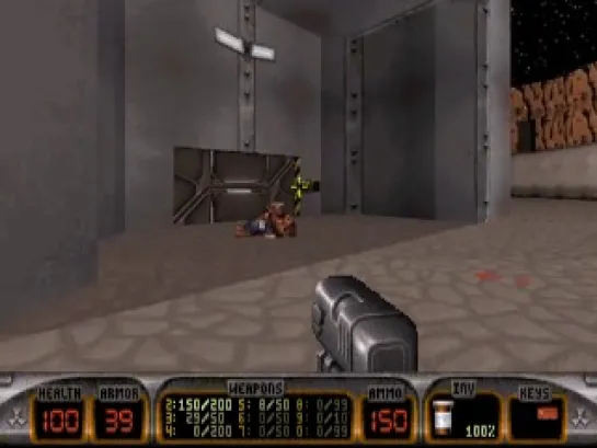 Прохождение DUKE NUKEM 3D - L.A MELTDOWN - 3 Уровень