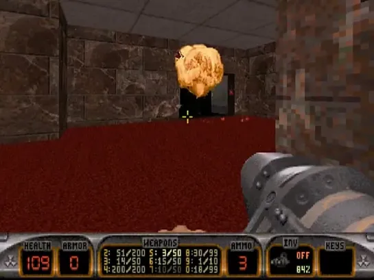 Прохождение DUKE NUKEM 3D - SHRAPNEL CITY - 1 Уровень