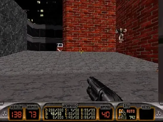 Прохождение DUKE NUKEM 3D - SHRAPNEL CITY - 8 Уровень