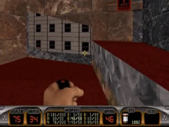 Прохождение DUKE NUKEM 3D - SHRAPNEL CITY - 9 Уровень