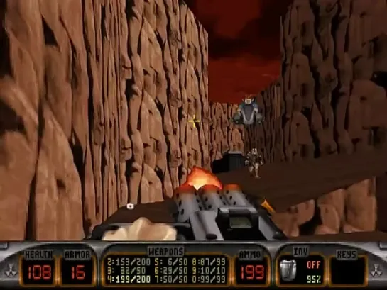 Прохождение DUKE NUKEM 3D - THE BIRTH - 6 Уровень