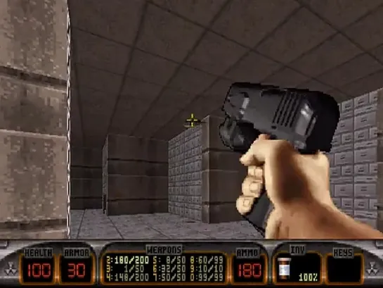 Прохождение DUKE NUKEM 3D - THE BIRTH - 7 Уровень