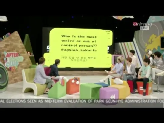 [04.06.14] Arirang TV "After School Club" - Behind-the-scene - INFINITE