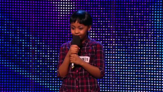 ASANDA JEZILE Singing Asanda Jezile (11yr old) Diva Singer ”Diamonds” Rihanna (cover)Performances  Britains Got Talent 2013 (1)