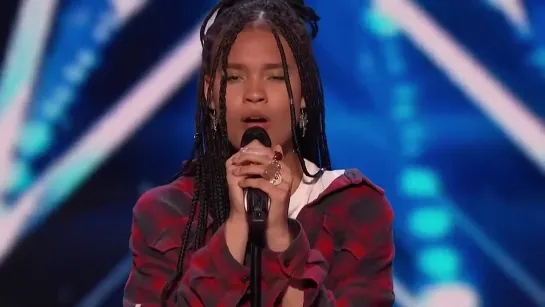 Sara James Kids Singing ”Lovely” Billie Eilish (Cover) of The Americas Got Talent 01