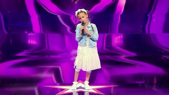 EORGIA Georgia Balke Kid Singers Supertalent Radiohead-Song ”Creep” in der Version von Haley Reinhart  Das Supertalent 2019