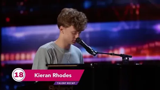 Kieran Rhodes Singing SuperStar Performs of The Americas Got Talent