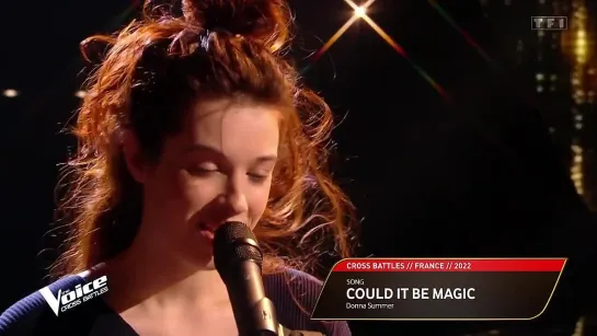 Louise Singers Supertalent Charbonnel Sings “Could It Be Magic” by Donna Summer (Cross Battles) The Voice France 2022