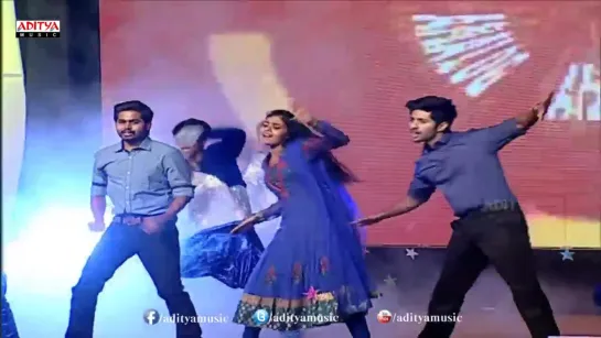 Sumanth Ashwin  Tejaswi Madivada Live Dance Performance - Kerintha Audio Launch