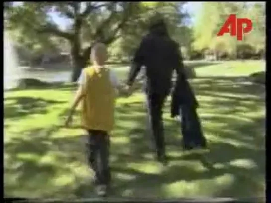 Michael Jackson and Gavin Arviso at Neverland