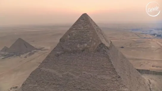 Sébastien Léger at the Great Pyramids of Giza, in Egypt for Cercle