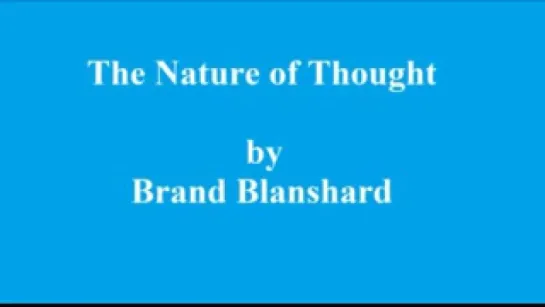 The Nature of Thought Part 4 p65-80