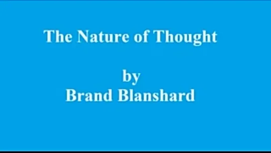 The Nature of Thought Part 19 p292-308